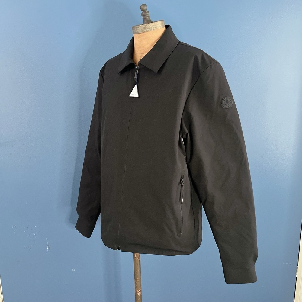 Moncler Maset Zip Shacket Down Jacket Black Mens Size 2 Medium $1690